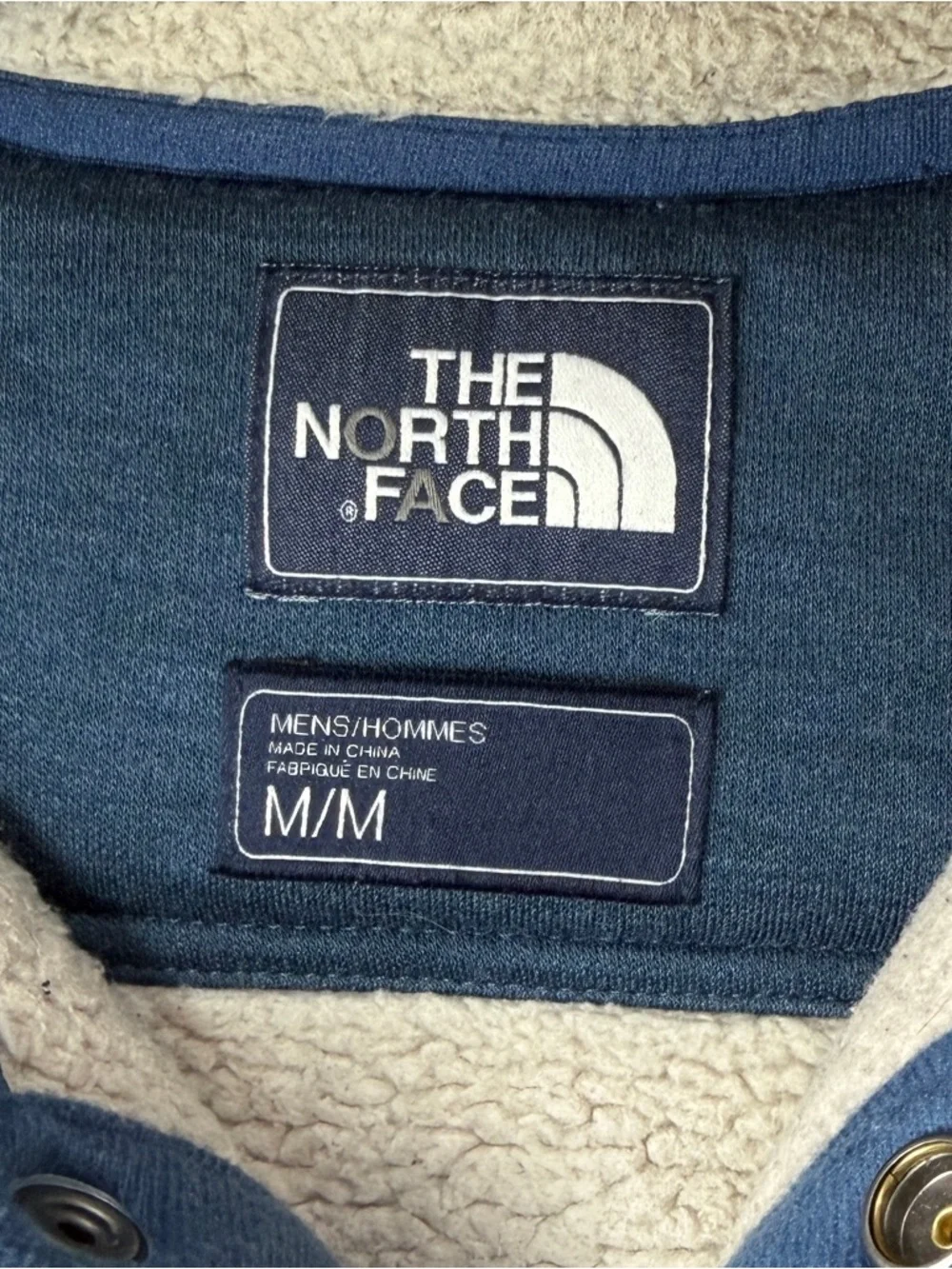 THE NORTH FACE Sherpa Patrol Snap Up Hoodie - Medium Blue